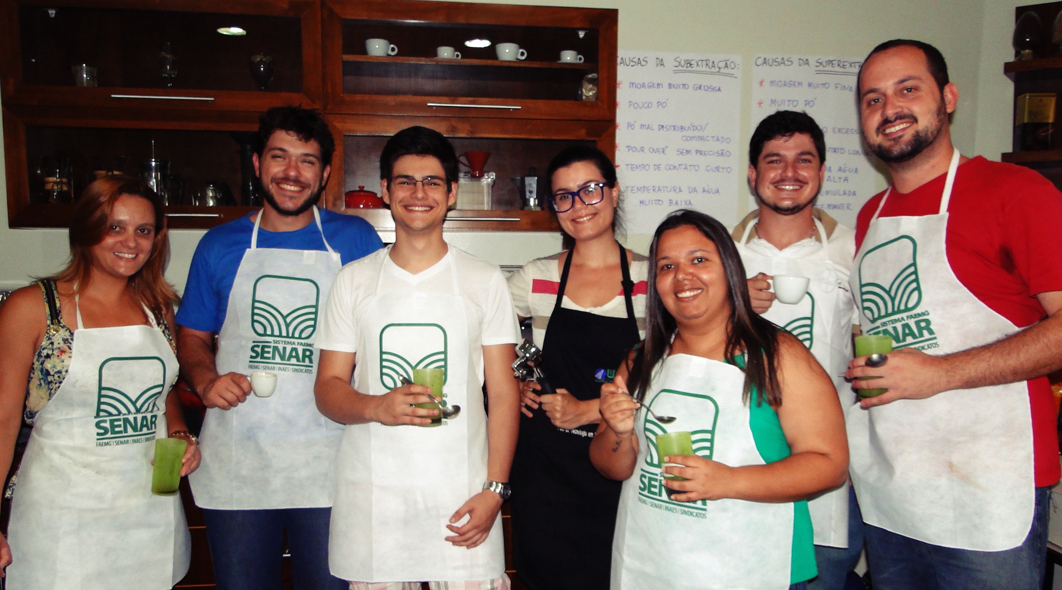 Terceira turma formada pelo Curso de Barista