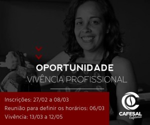 Processo Seletivo CafEsal
